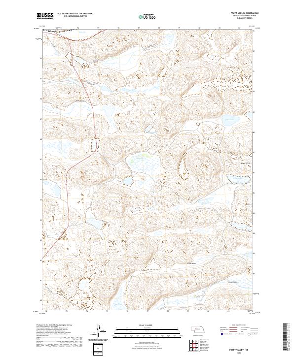 USGS US Topo 7.5-minute map for Pratt Valley NE 2021