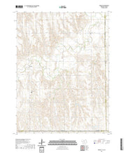 USGS US Topo 7.5-minute map for Precept NEKS 2021