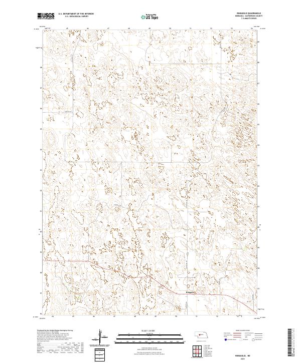 USGS US Topo 7.5-minute map for Ringgold NE 2021