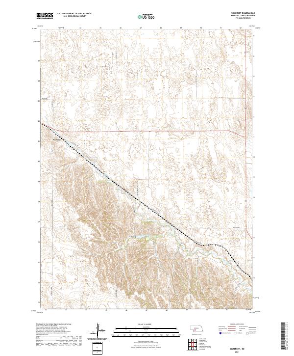 USGS US Topo 7.5-minute map for Somerset NE 2021