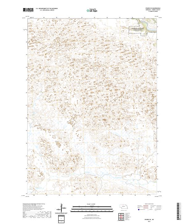 USGS US Topo 7.5-minute map for Sparks SE NE 2021