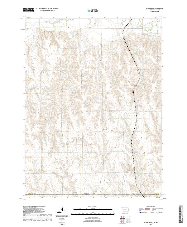 USGS US Topo 7.5-minute map for Stamford SE NEKS 2021