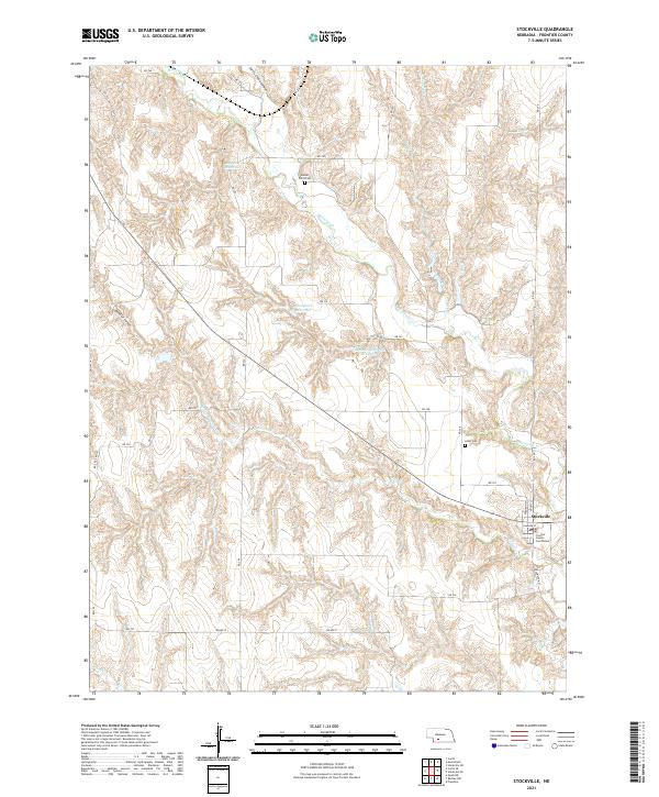 USGS US Topo 7.5-minute map for Stockville NE 2021