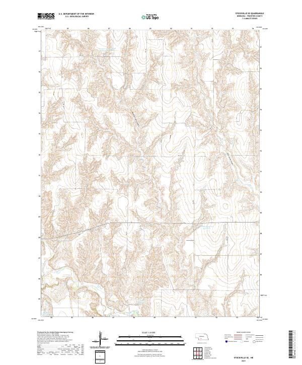 USGS US Topo 7.5-minute map for Stockville SE NE 2021