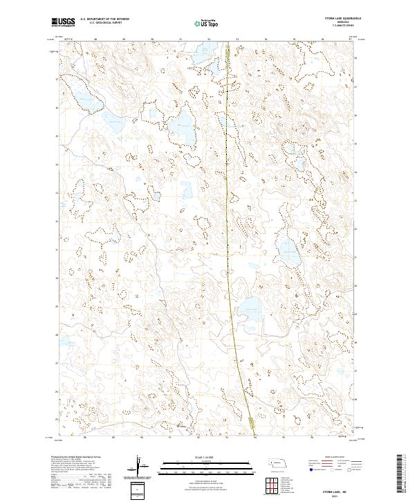 USGS US Topo 7.5-minute map for Storm Lake NE 2021