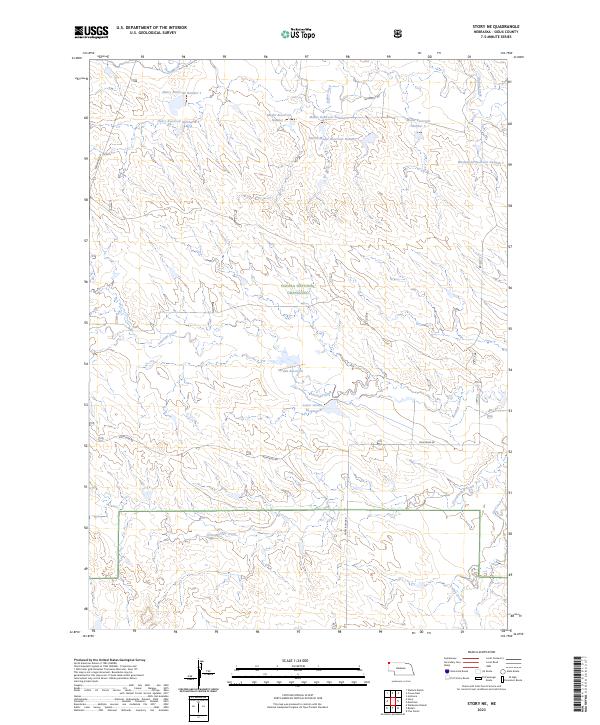 US Topo 7.5-minute map for Story NE NE