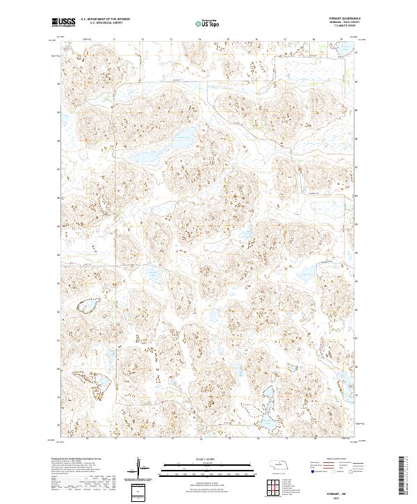 USGS US Topo 7.5-minute map for Sybrant NE 2021