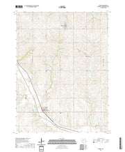 USGS US Topo 7.5-minute map for Verdon NE 2021