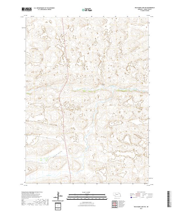 USGS US Topo 7.5-minute map for Wild Mare Lake SW NE 2021