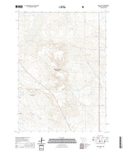 USGS US Topo 7.5-minute map for Wolf Butte NE 2021