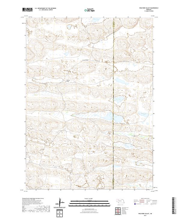 USGS US Topo 7.5-minute map for Wolford Valley NE 2021