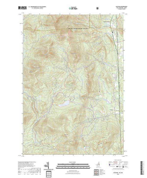 US Topo 7.5-minute map for Chatham NHME