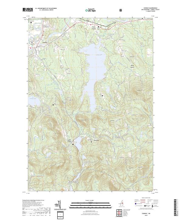 US Topo 7.5-minute map for Conway NH