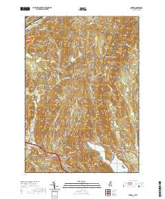 USGS US Topo 7.5-minute map for Enfield NHVT 2021