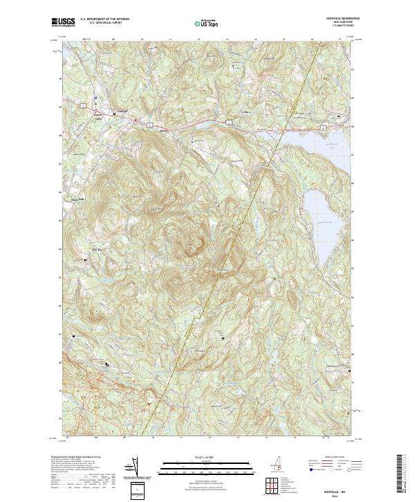 US Topo 7.5-minute map for Gossville NH