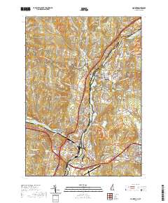 USGS US Topo 7.5-minute map for Hanover NHVT 2021