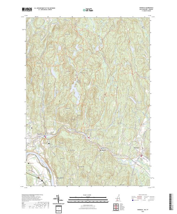 US Topo 7.5-minute map for Hinsdale NHVT