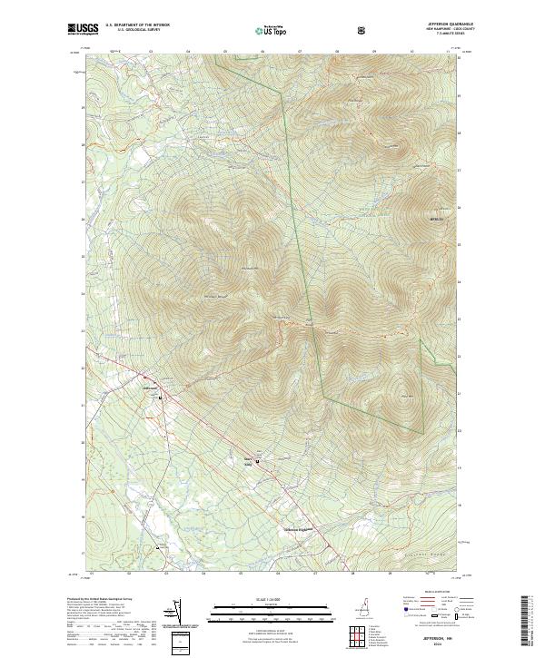 US Topo 7.5-minute map for Jefferson NH