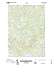 US Topo 7.5-minute map for Parker Mountain NH