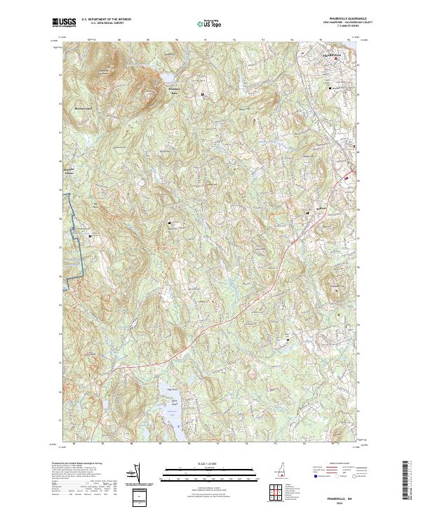 US Topo 7.5-minute map for Pinardville NH