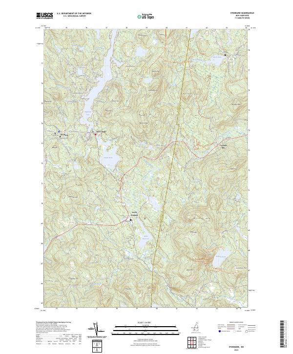 US Topo 7.5-minute map for Stoddard NH