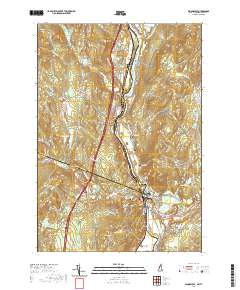 USGS US Topo 7.5-minute map for Woodsville NHVT 2021