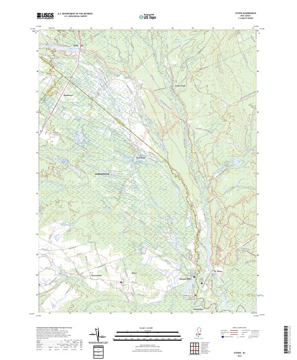 US Topo 7.5-minute map for Atsion NJ