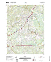 US Topo 7.5-minute map for Bernardsville NJ