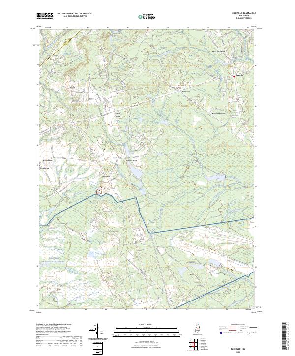 US Topo 7.5-minute map for Cassville NJ