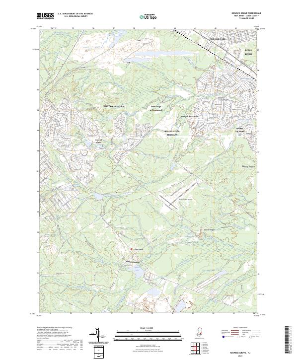 US Topo 7.5-minute map for Keswick Grove NJ