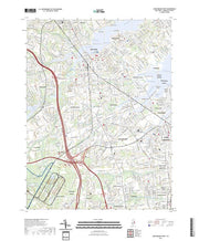 US Topo 7.5-minute map for Long Branch West NJ