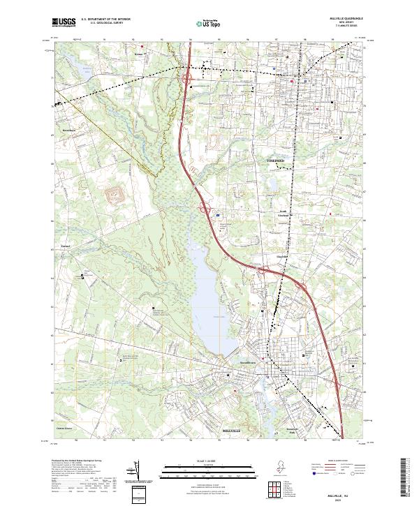 US Topo 7.5-minute map for Millville NJ