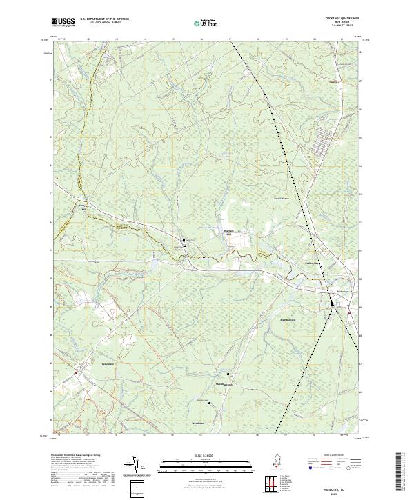 US Topo 7.5-minute map for Tuckahoe NJ