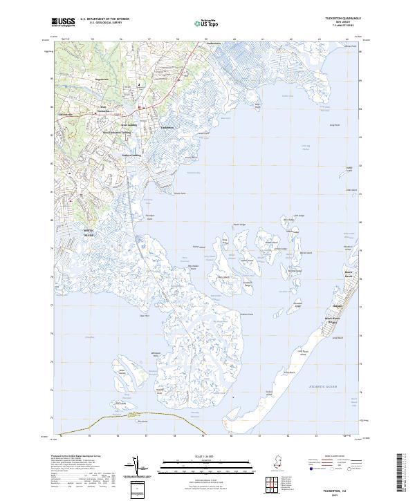 US Topo 7.5-minute map for Tuckerton NJ