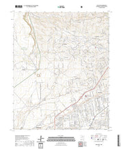 US Topo 7.5-minute map for Agua Fria NM