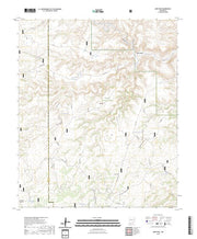 US Topo 7.5-minute map for Ares Peak NM