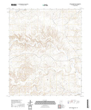 US Topo 7.5-minute map for Arroyo Serrano East NM