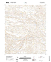 US Topo 7.5-minute map for Bell Mountain NM