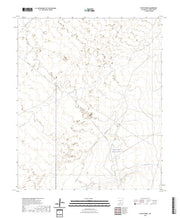 US Topo 7.5-minute map for Bitter Creek NM