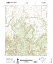 US Topo 7.5-minute map for Black Peak NM