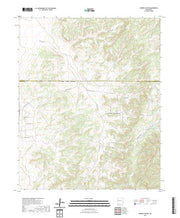 US Topo 7.5-minute map for Bonine Canyon NM