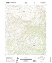 US Topo 7.5-minute map for Bread Springs NM