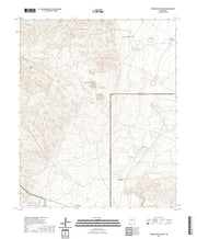 US Topo 7.5-minute map for Broken Back Crater NM