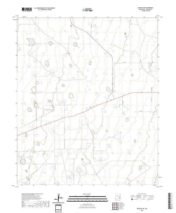 US Topo 7.5-minute map for Buckeye NE NM