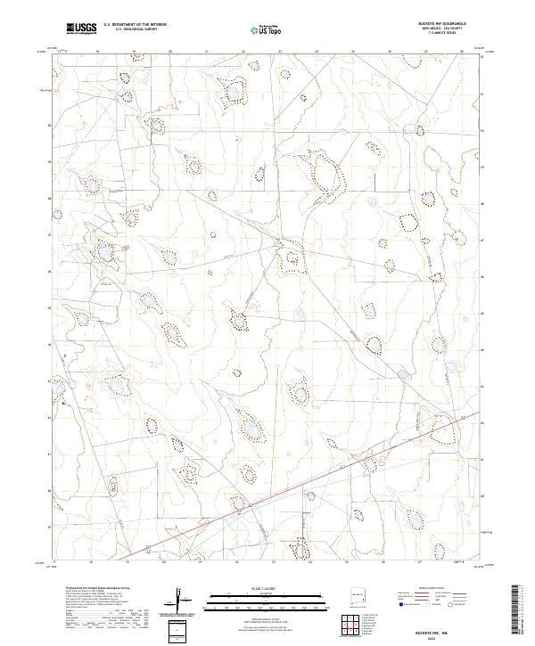 US Topo 7.5-minute map for Buckeye NW NM