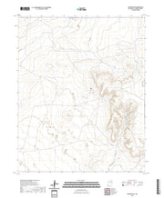 US Topo 7.5-minute map for Bueyeros NE NM