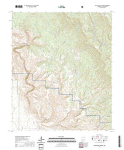 US Topo 7.5-minute map for Bug Scuffle Canyon NM