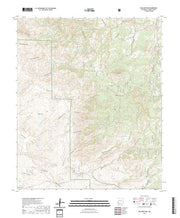 US Topo 7.5-minute map for Bullard Peak NM