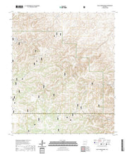 US Topo 7.5-minute map for Bullis Spring Ranch NM