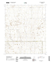 US Topo 7.5-minute map for Button Mesa NE NM